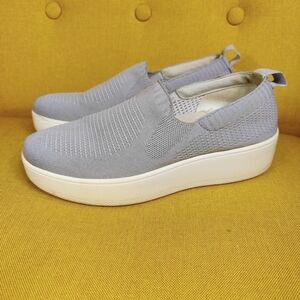 Traq by Algeria Qaravan Grey Slide On Casual Sneakers Women's Shoes Size 7-7.5